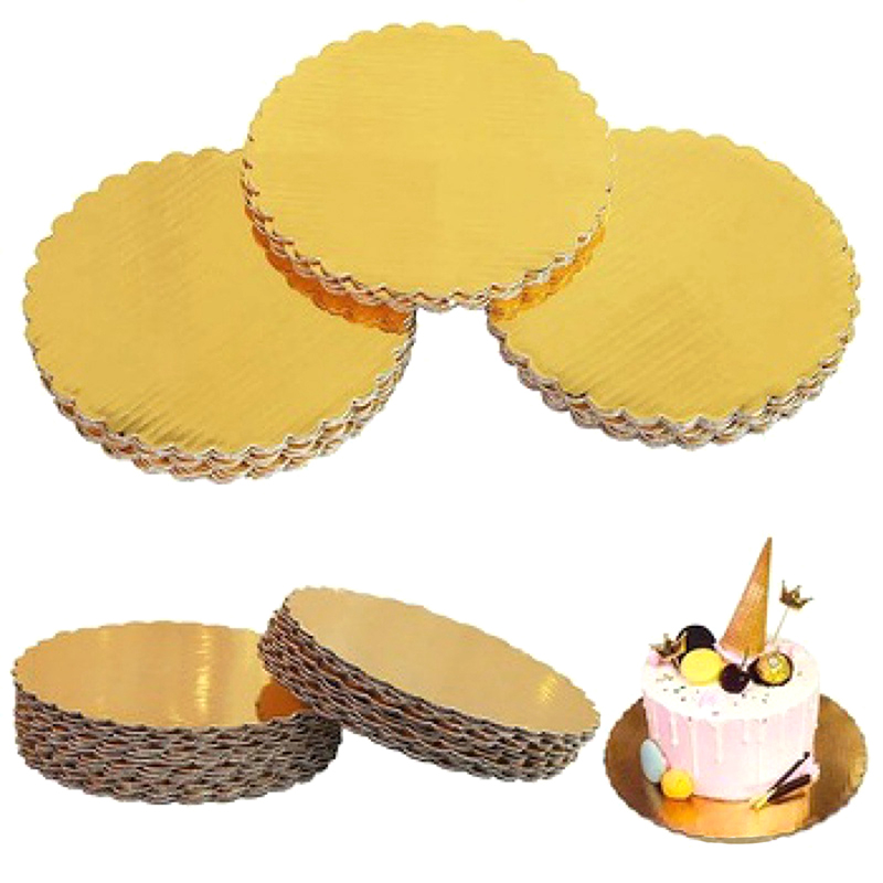 Cake Board Round - 【10 Peças de Bases Redondas para