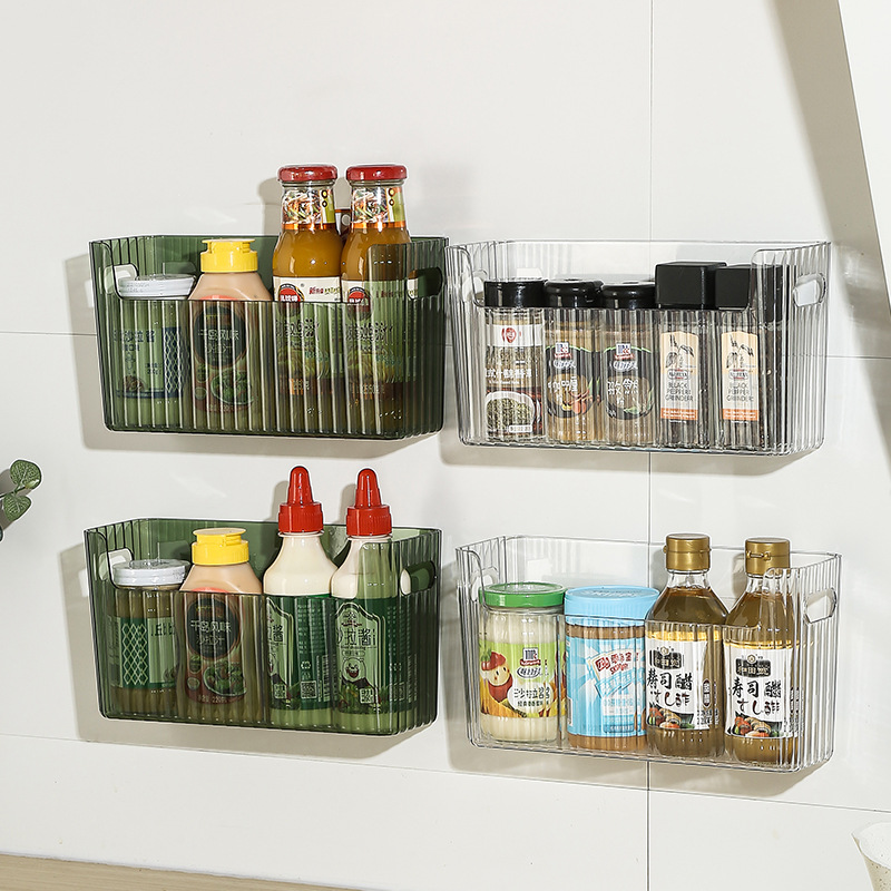 Kitchen Baking Tray Storage - Caixa de Armazenamento Autoadesiva para Refrigerador,