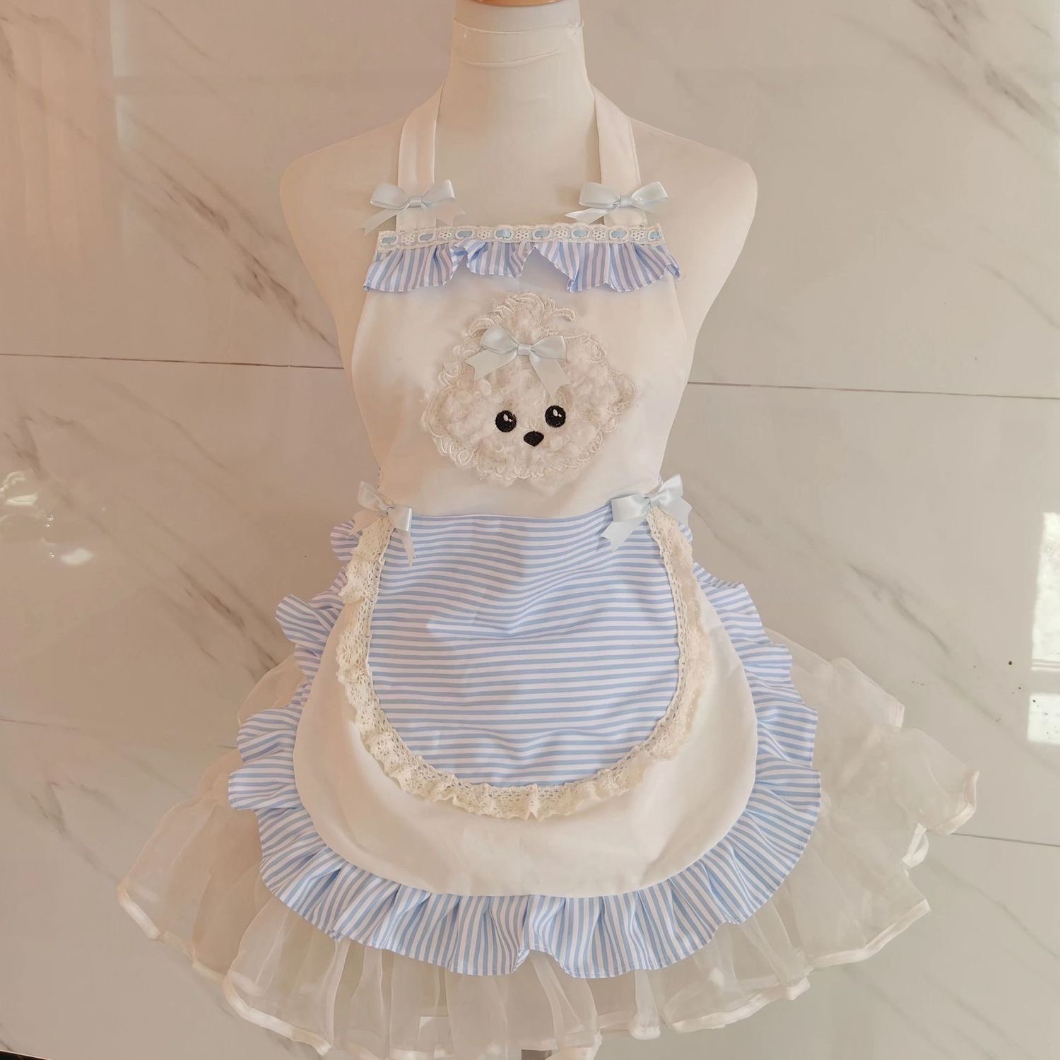Kitchen Baking Must Haves - 1pc bonito avental listrado estilo princesa