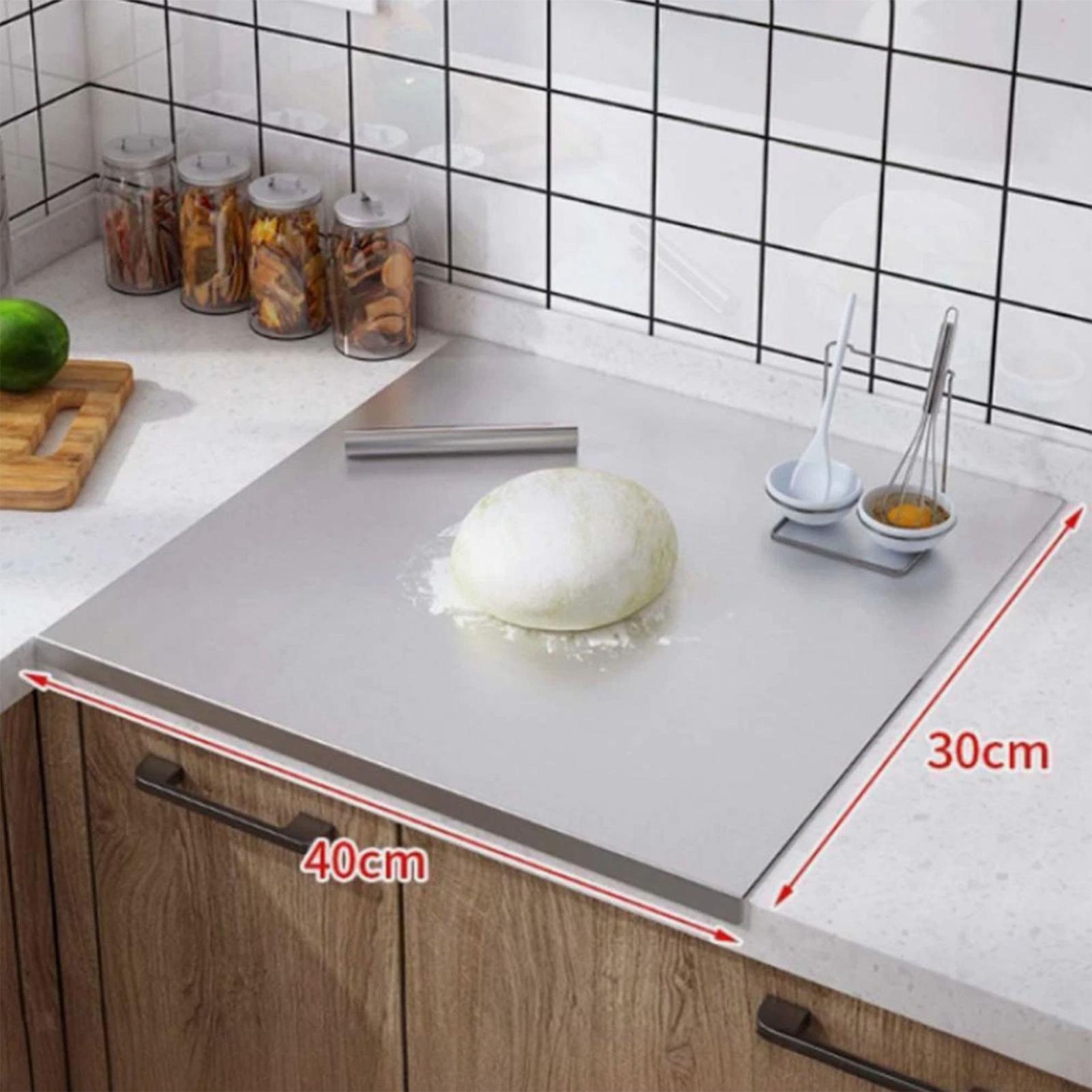 Kitchen Tools In Baking - Tábua de Corte de Aço Inoxidável