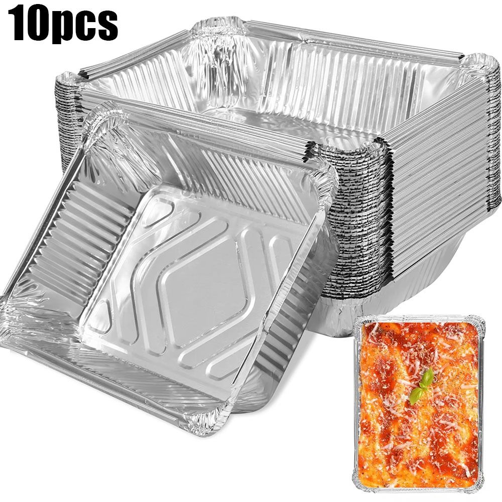 Kitchen Baking Tray Storage - Recipientes descartáveis de folha de alumínio