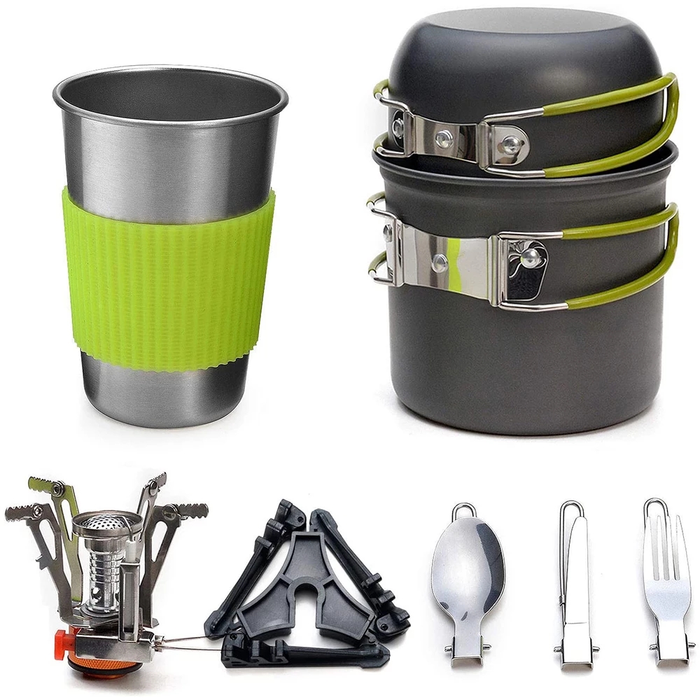 Kitchen Baking Pan Set - Kit de panelas de acampamento com