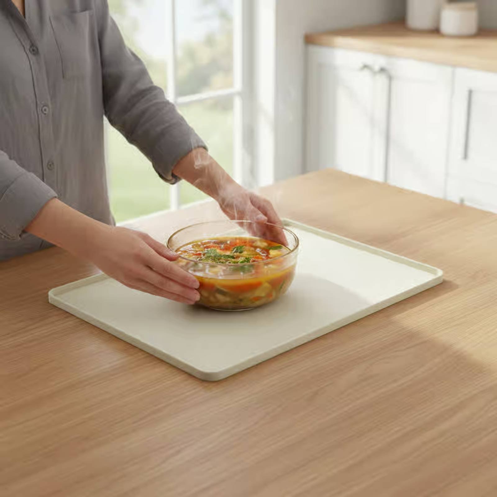 Kitchen Baking Oven - Protetor de Silicone para Micro-ondas, Tapete