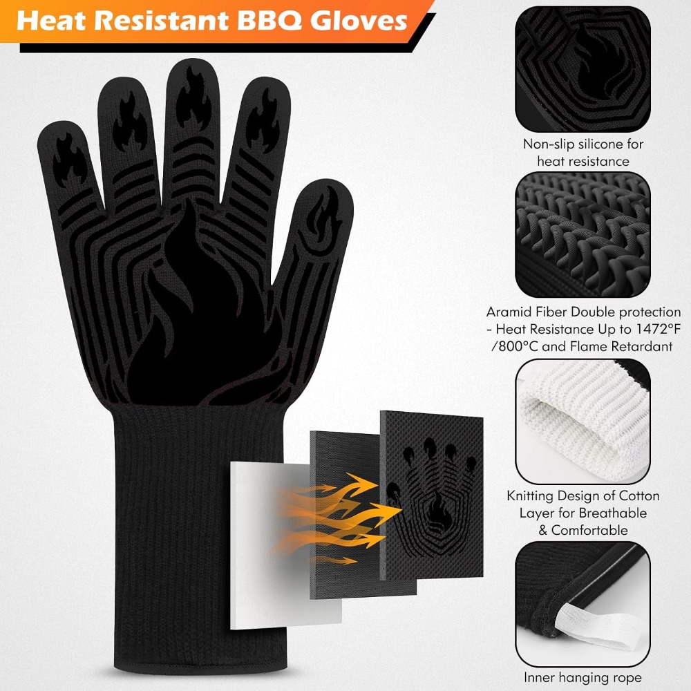 Kitchen Baking Oven - Luvas para Churrasco, 1472 ° Luvas