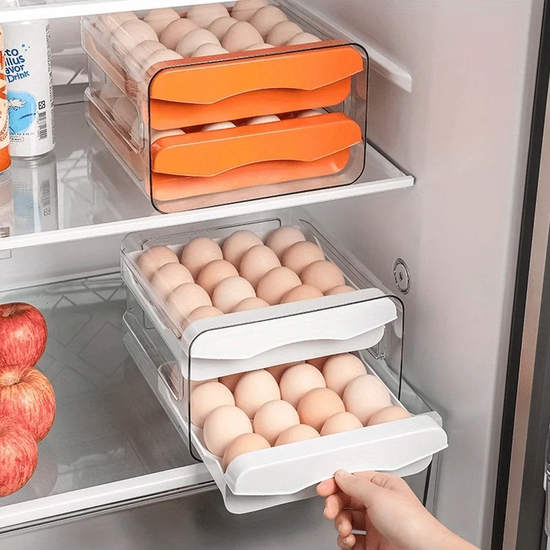 Caixa de Armazenamento de Ovos - Kitchen Baking Tray Storage avaliação e preço