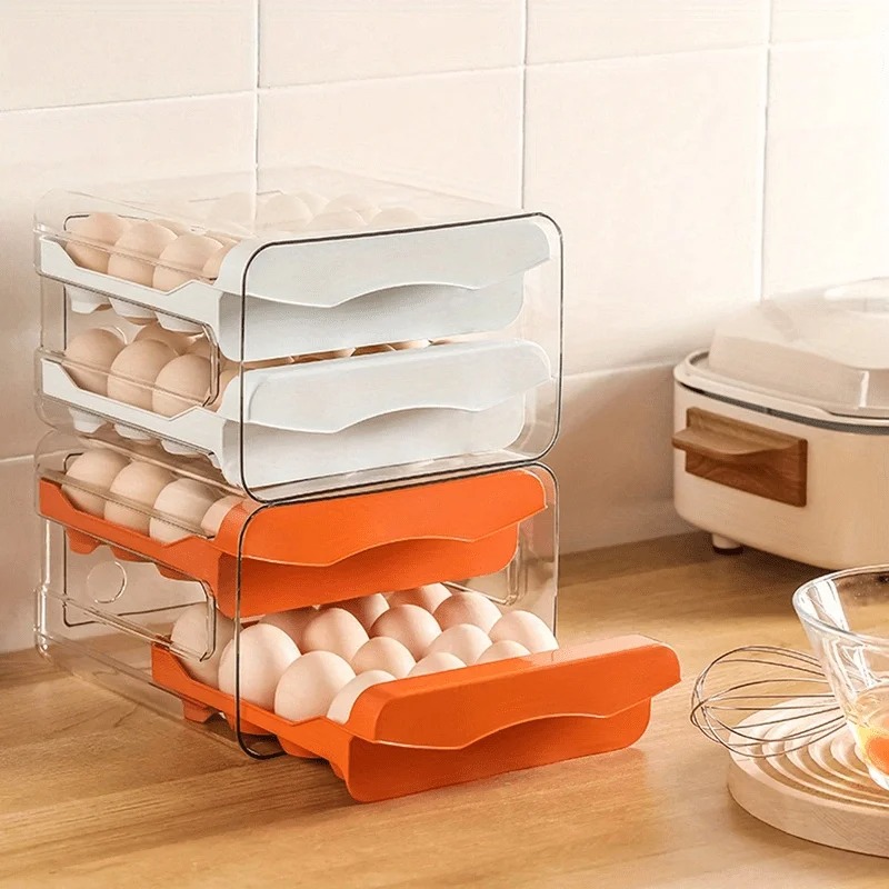 Caixa de Armazenamento de Ovos - Kitchen Baking Tray Storage avaliação e preço