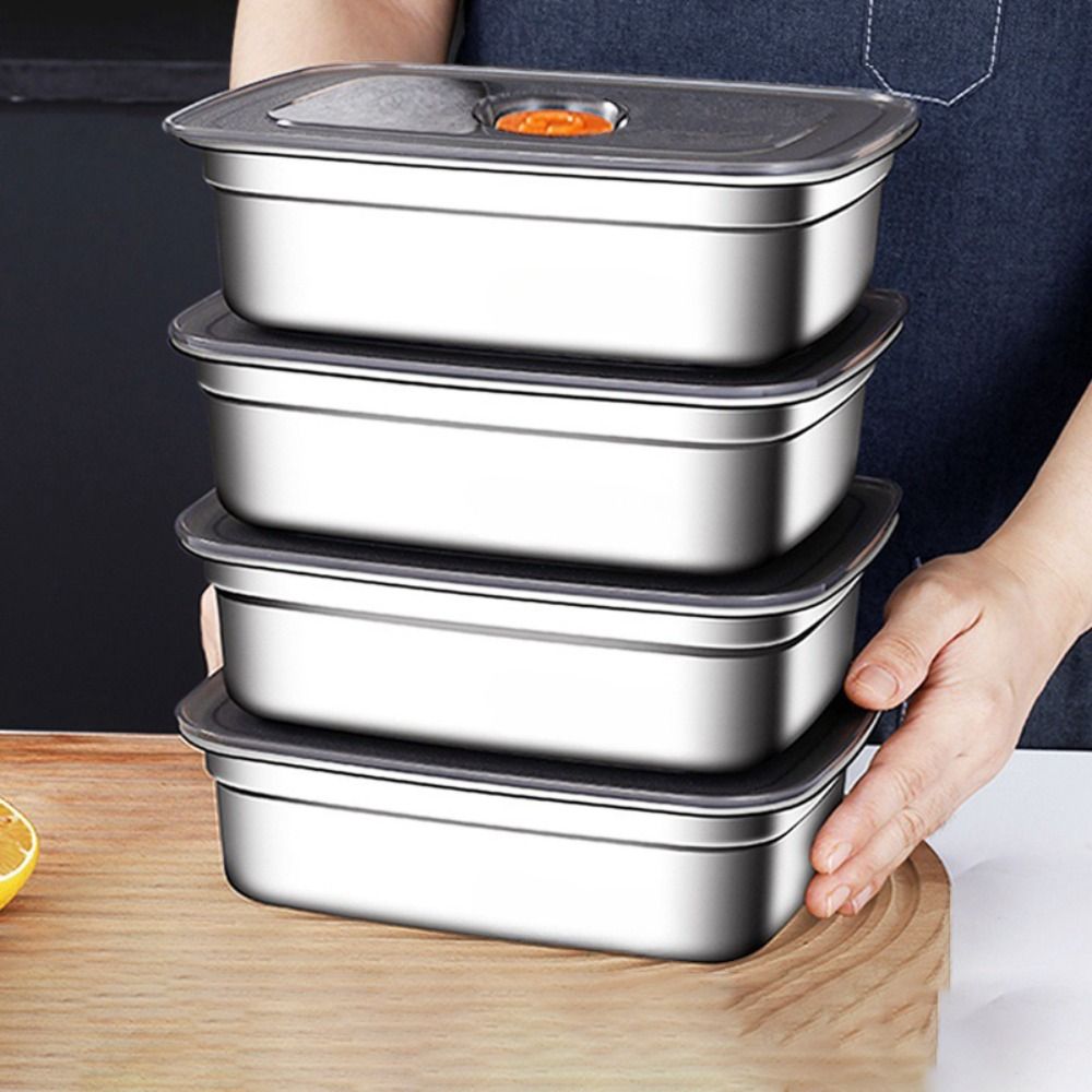 Caixa de Preservação Portátil  - Kitchen Baking Tray Storage avaliação e preço