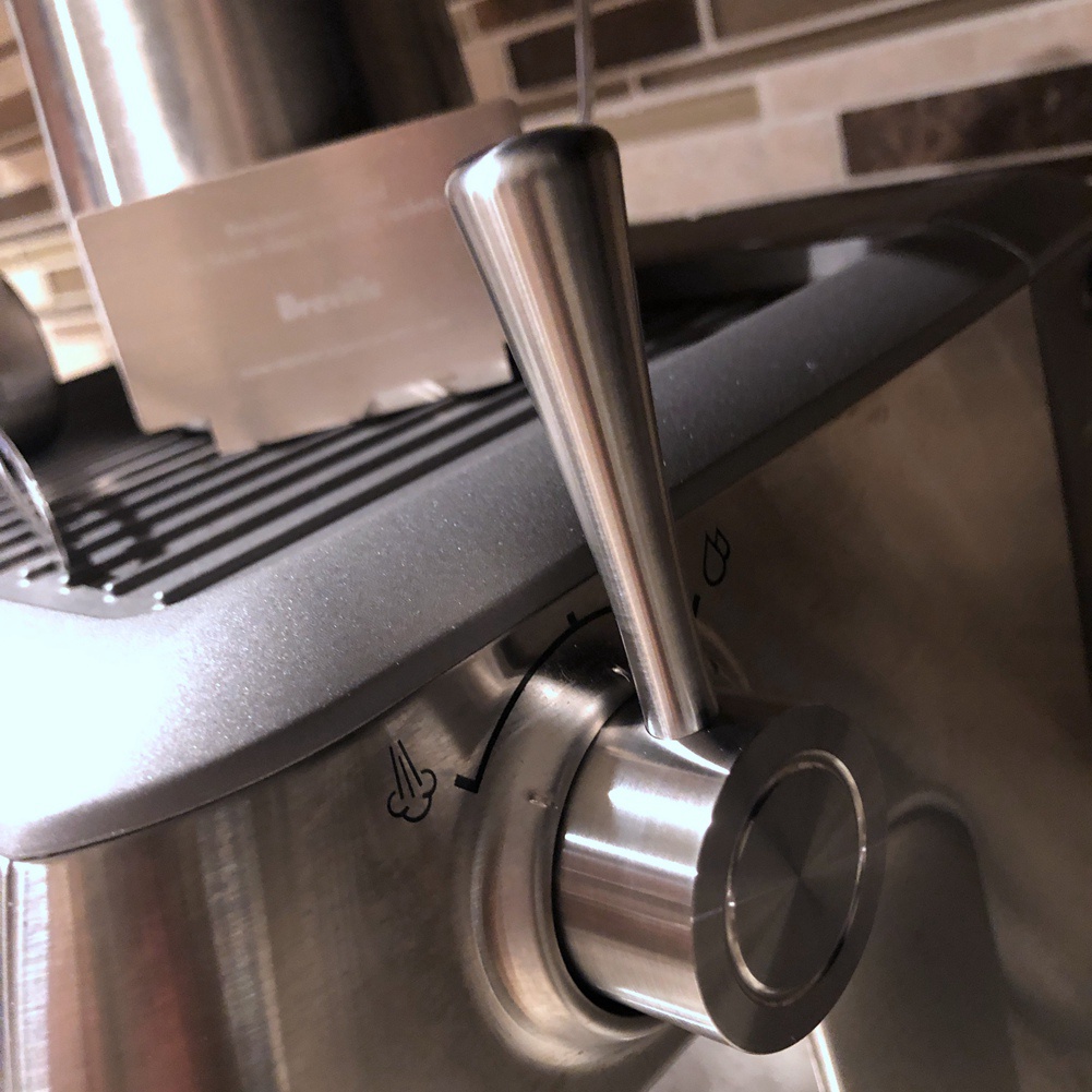 Substituição alavanca de vapor - Breville Espresso Barista Express avaliação e preço