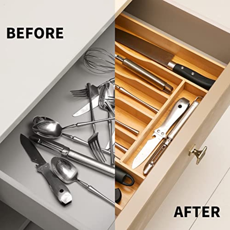 Organizador Expansível de Bamb - Kitchen Utensils avaliação e preço