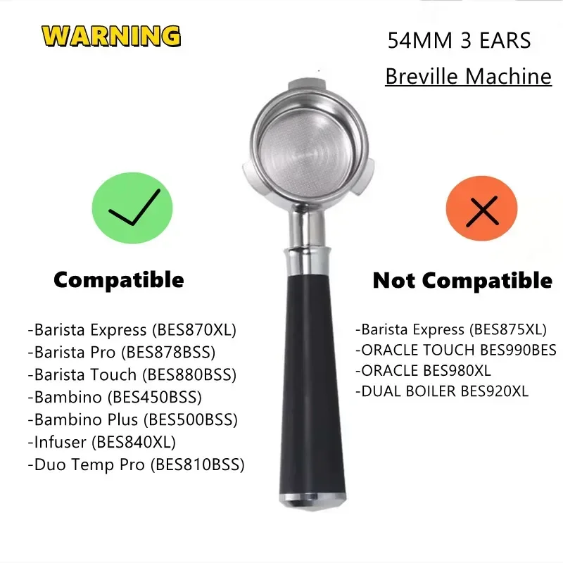 Portafilter Sem Fundo de 54mm  - Breville Espresso Barista Express avaliação e preço