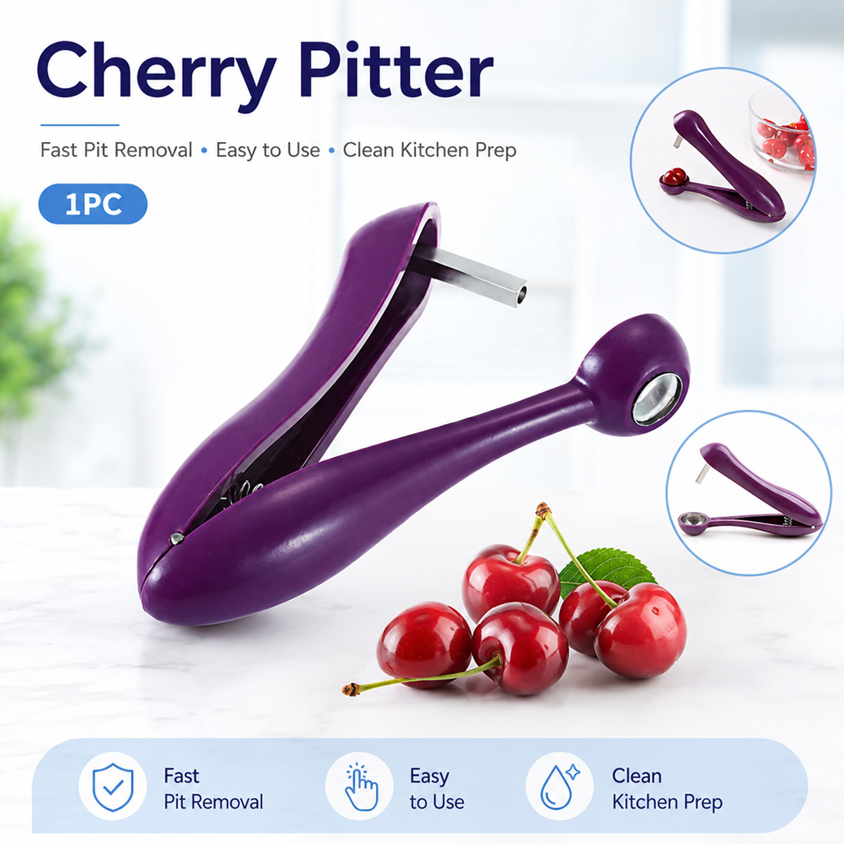 Removedor de Caroços de Cereja - Kitchen Tools In Baking avaliação e preço