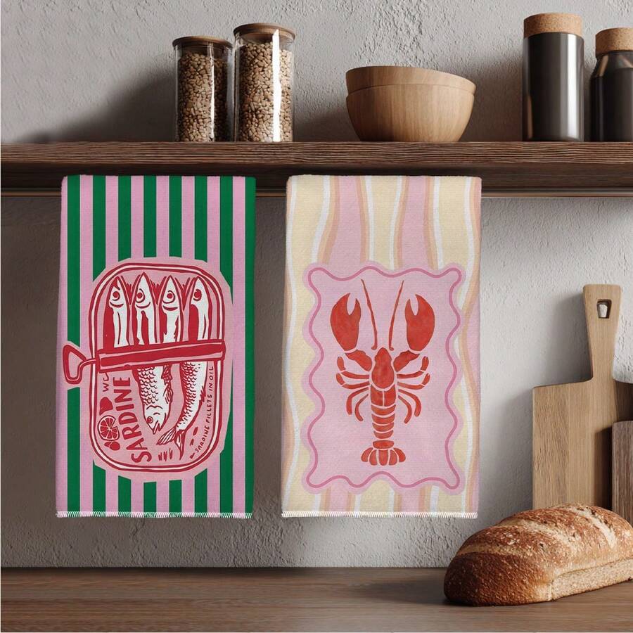 Conjunto de 2 Toalhas de Cozin - Kitchen Baking Must Haves avaliação e preço