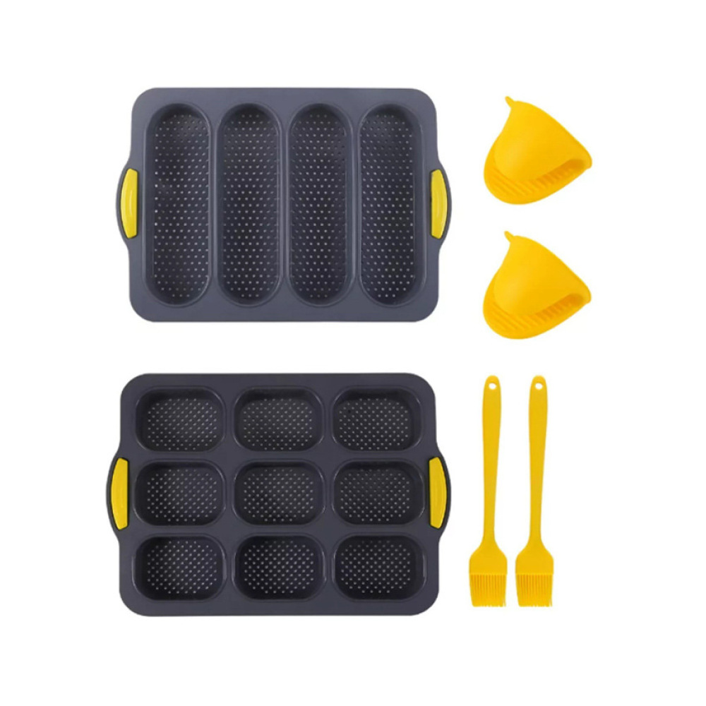 Conjunto de Formas de Silicone - Kitchen Baking Pan Set avaliação e preço