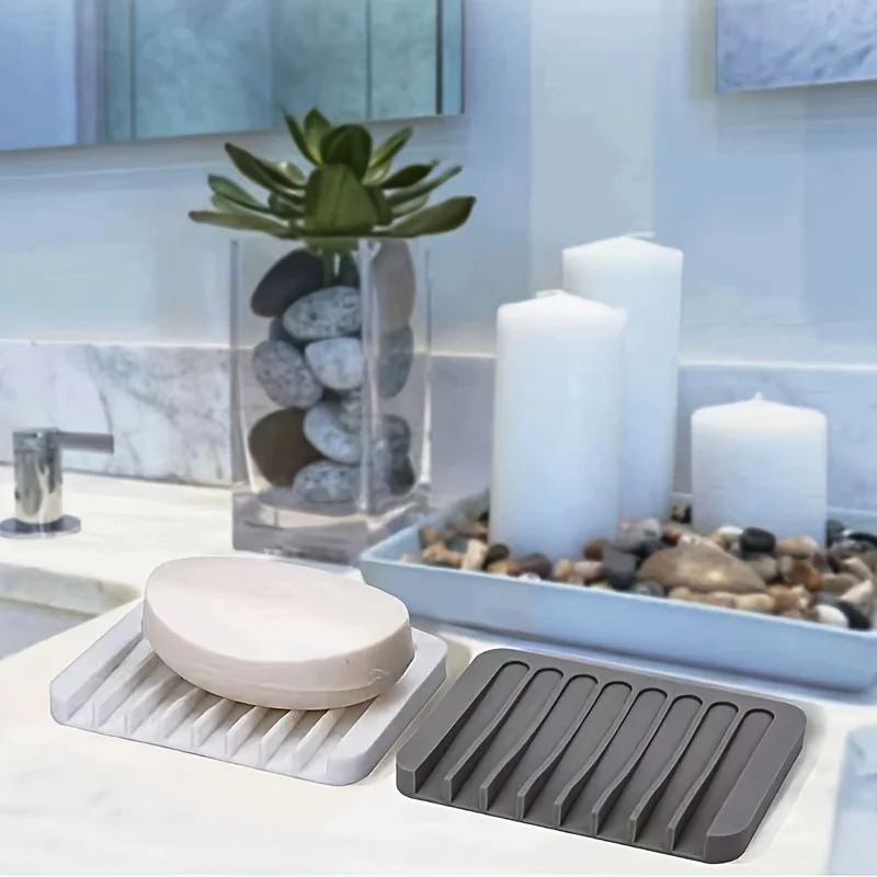 Nova Caixa de Sabão de Silicon - Kitchen Baking Tray Storage avaliação e preço