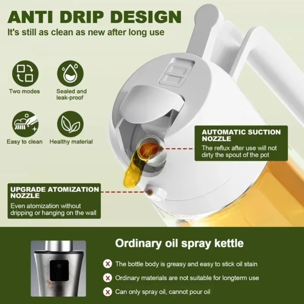 Spray de Óleo 2 em 1 de 470ml, - Kitchen Tools In Baking avaliação e preço