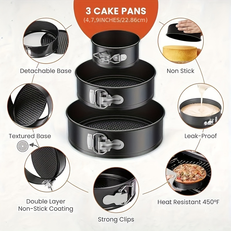 Sartén de mola, antiaderente à - Springform Pan Set avaliação e preço