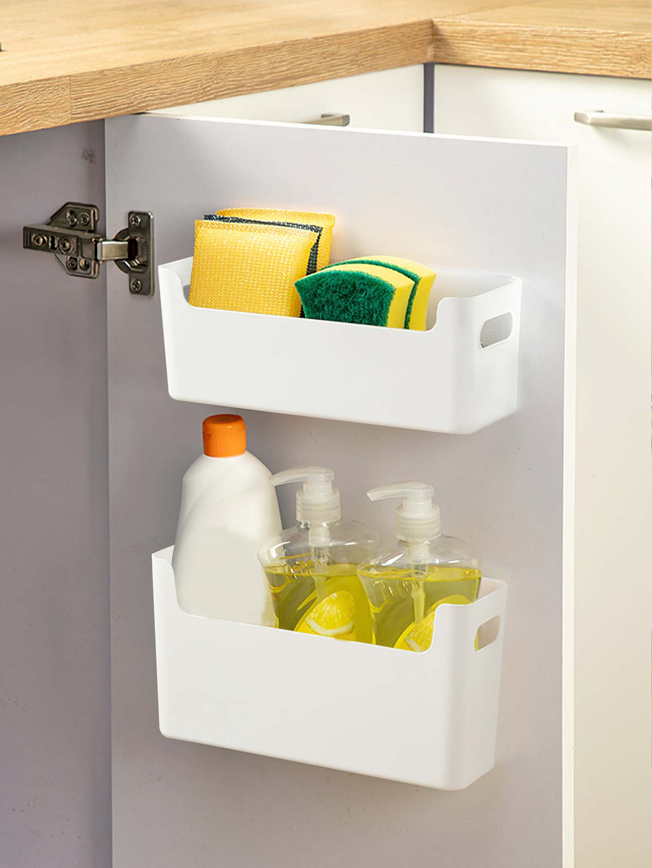 Organizador de Porta de Armári - Kitchen Baking Tray Storage avaliação e preço