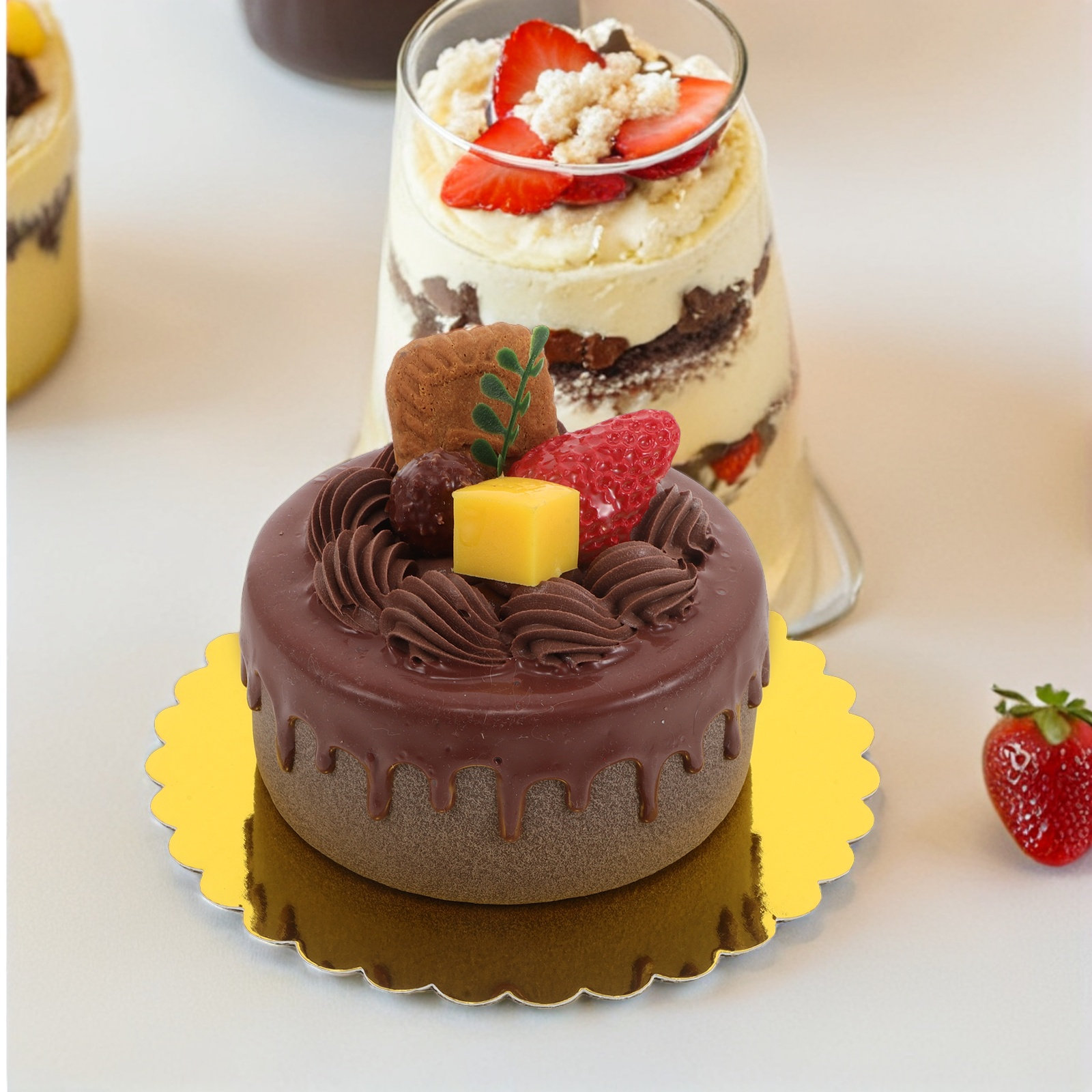 60 Peças de Base Redonda Doura - Cake Board Round avaliação e preço