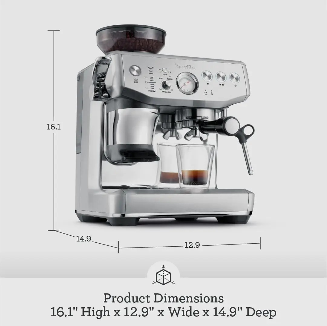 Máquina de Café Espresso Brevi - Breville Espresso Barista Express avaliação e preço