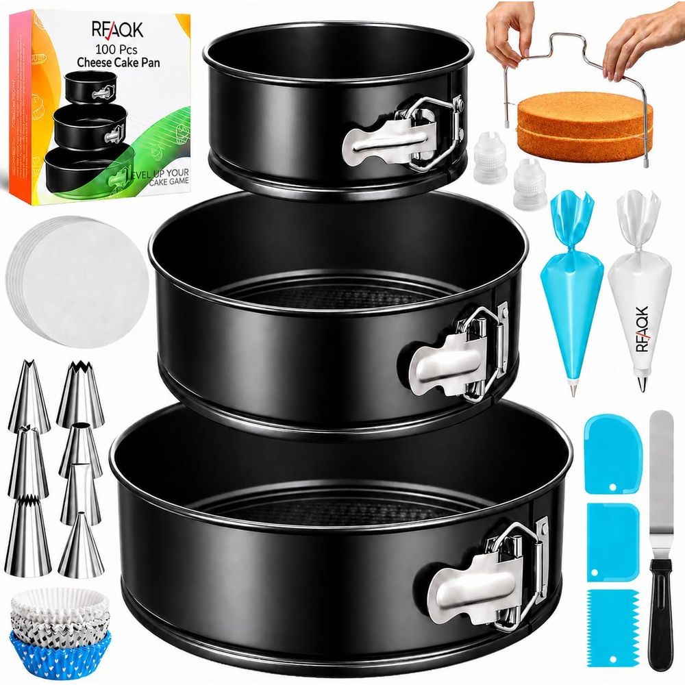 Conjunto de 100 Peças para Bol - Springform Pan Set avaliação e preço