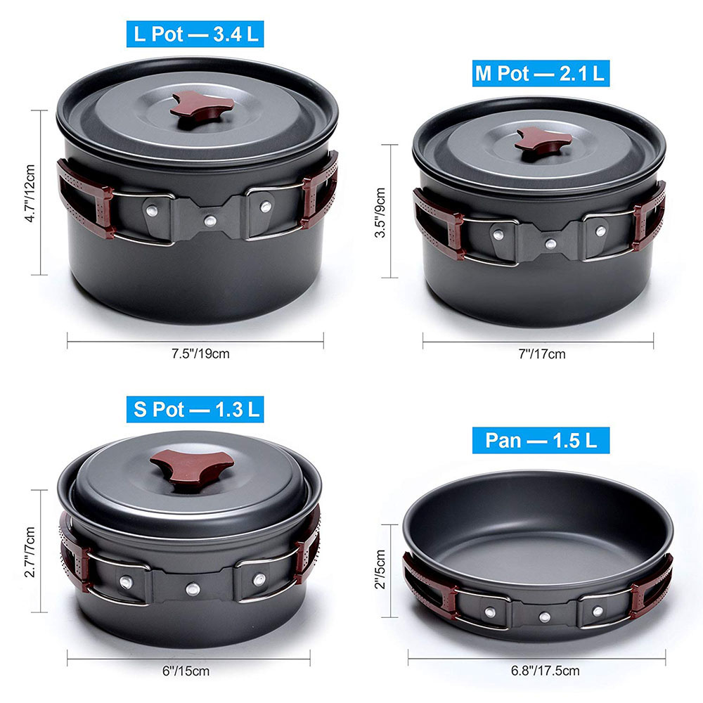 Kit de panelas para acampament - Kitchen Baking Pan Set avaliação e preço