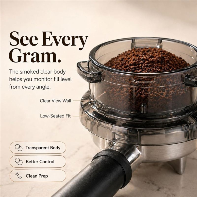 Funil de Dosagem com Trava Gir - Breville Espresso Barista Express avaliação e preço