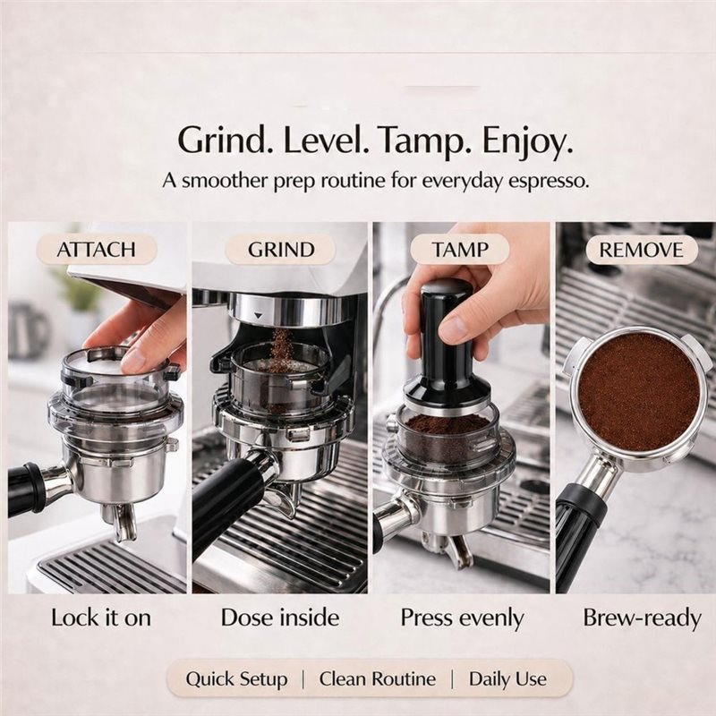 Funil de Dosagem com Trava Gir - Breville Espresso Barista Express avaliação e preço